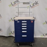 Blue Bell Bio-Medical Anesthesia Cart - Blue Cart - 513606