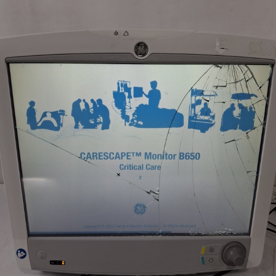(8) GE Healthcare Carescape B650 Critical Care Patient Monitor Lot