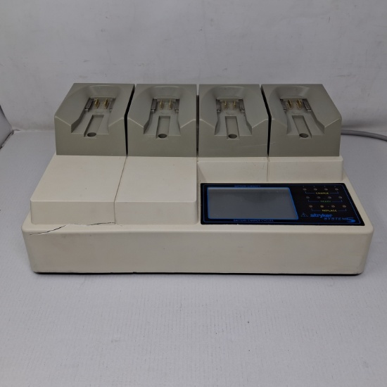 (5) Stryker 4110-120 Four Station Battery Charger Lot