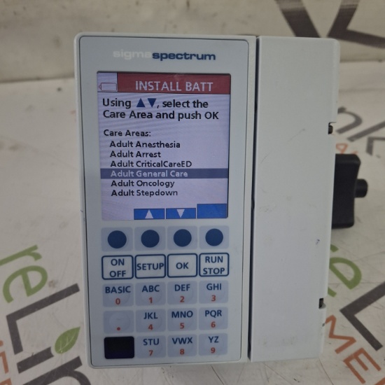 (10) Baxter Sigma Spectrum 8.00.04 w/o Battery Infusion Pump Lot