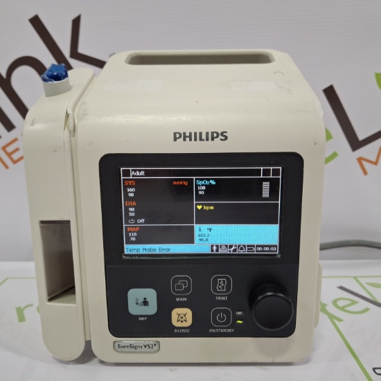 (6) Philips SureSigns VS2+ Vital Signs Monitor Lot