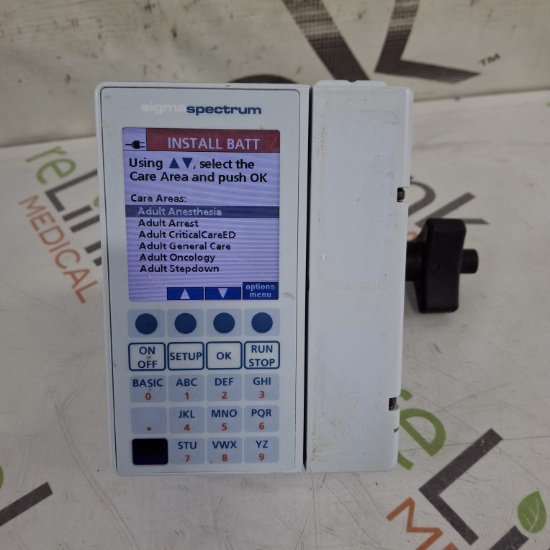 (10) Baxter Sigma Spectrum 8.00.04 w/o Battery Infusion Pump Lot
