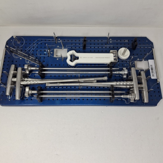 Alphatek Solus Anterior Lumbar Interbody Fusion System Instrument Tray - 672081