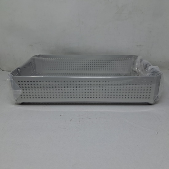 Case Medical Inc MediTray BSKQ03 Mid Size Aluminum Basket 15.8"x9.6"x3" - 537438