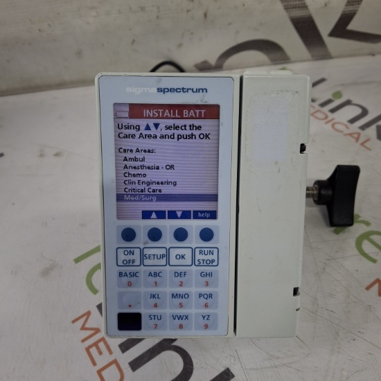 (5) Baxter Sigma Spectrum 6.02.06 without Battery Infusion Pump Lot