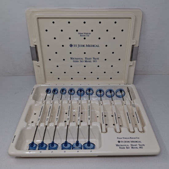 St. Jude Medical, Inc. 905 Mechanical Heart Valve Sizer Set - 596474