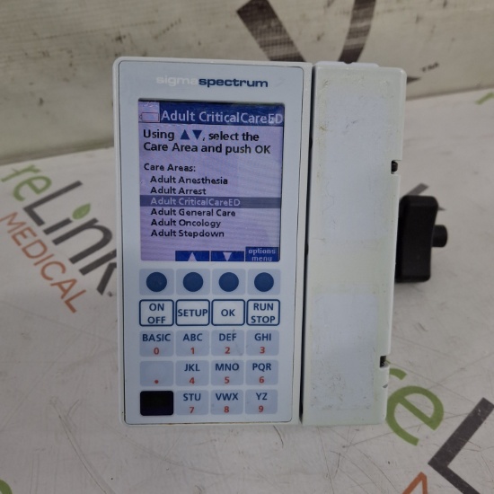 (5) Baxter Sigma Spectrum 8.00.04 w/o Battery Infusion Pump Lot