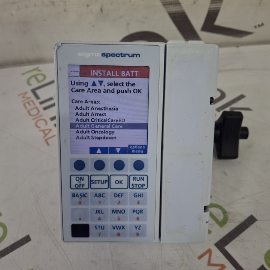 (10) Baxter Sigma Spectrum 8.00.04 w/o Battery Infusion Pump Lot