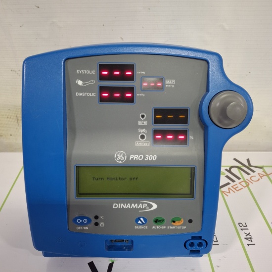 GE Healthcare Dinamap Pro 300 Vital Signs Monitor - 662317