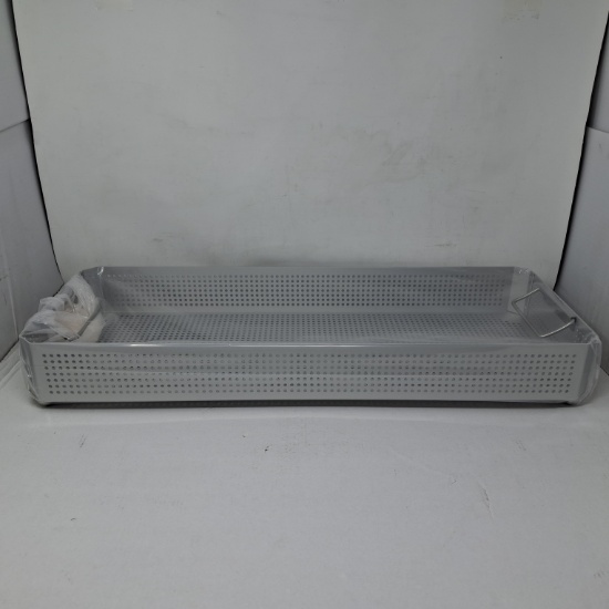 Case Medical Inc MediTray BSKL03 Long Size Aluminum Basket 25.3"x9.6"x3" - 537228