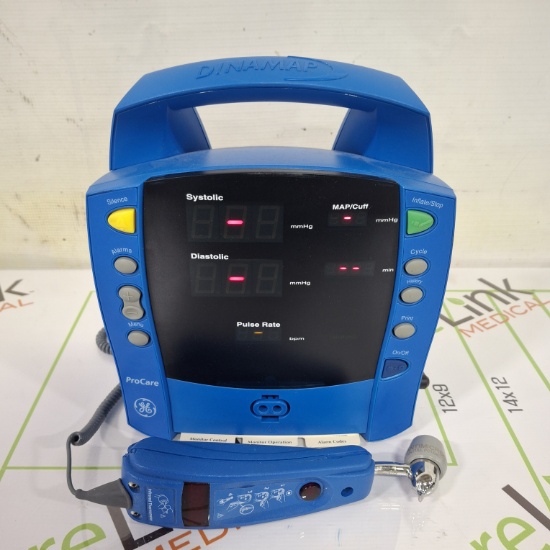 GE Healthcare Dinamap ProCare 100 Vital Signs Monitor - 662259