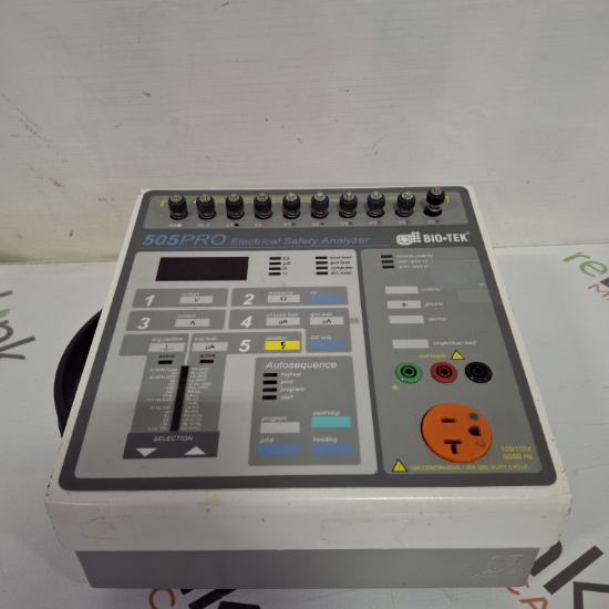 Bio-Tek Instruments 505 Pro Electrical Safety Analyzer - 657336