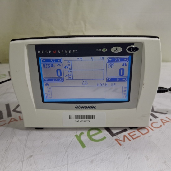 Nonin Medical RespSense LS1R-9R Capnograph Respiratory Monitor - 657202