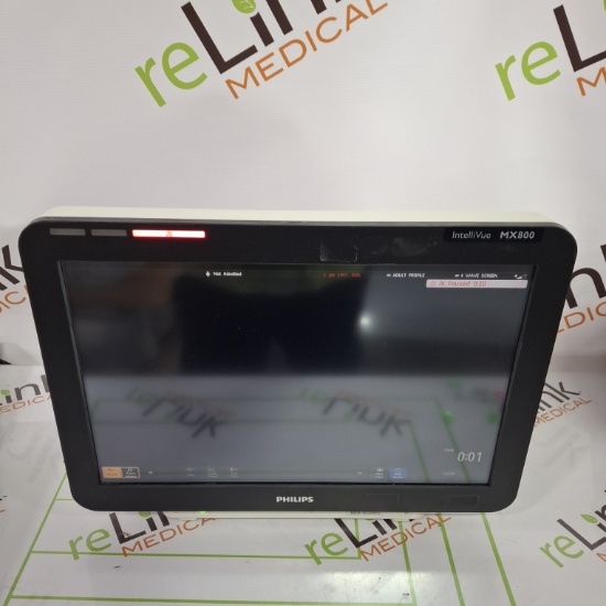 (5) Philips MX800 Bedside Patient Monitor Lot