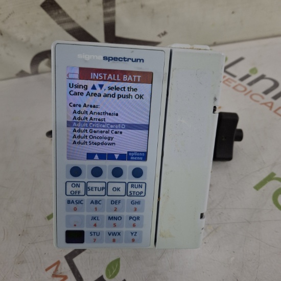 (5) Baxter Sigma Spectrum 8.00.05 w/o Battery Infusion Pump Lot