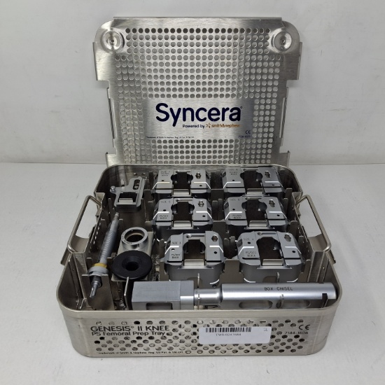 Smith & Nephew Syncera 7144-1606 Genesis II Knee PS Femoral Prep Tray - 661539