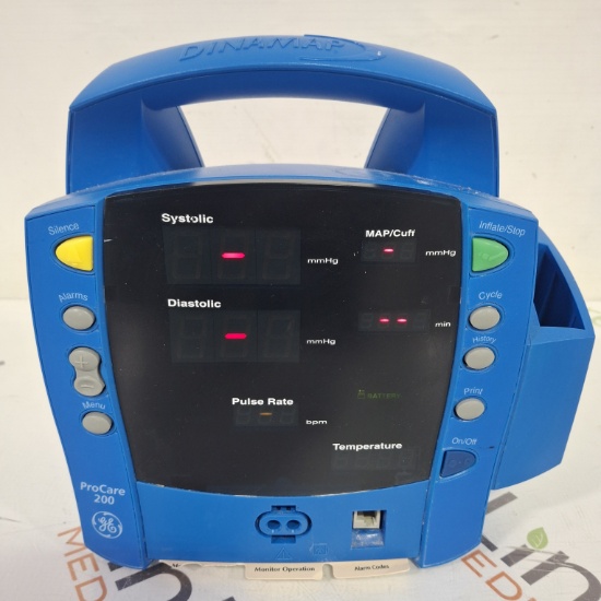GE Healthcare Dinamap ProCare 200 Patient Monitor - 648069