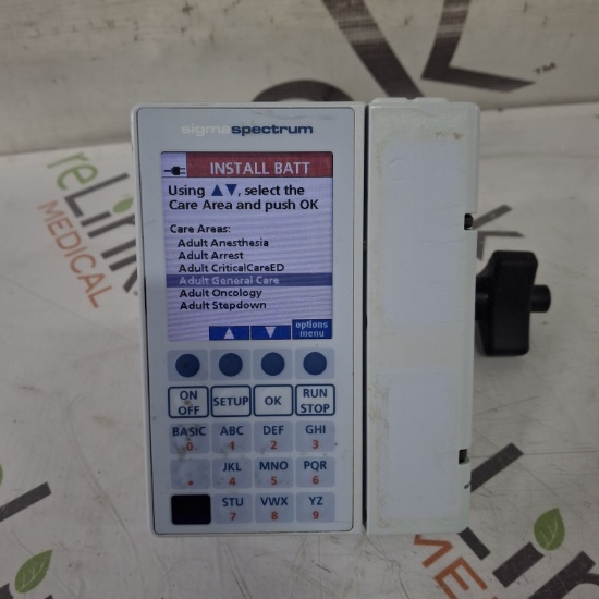 (10) Baxter Sigma Spectrum 8.00.03 w/o Battery Infusion Pump Lot
