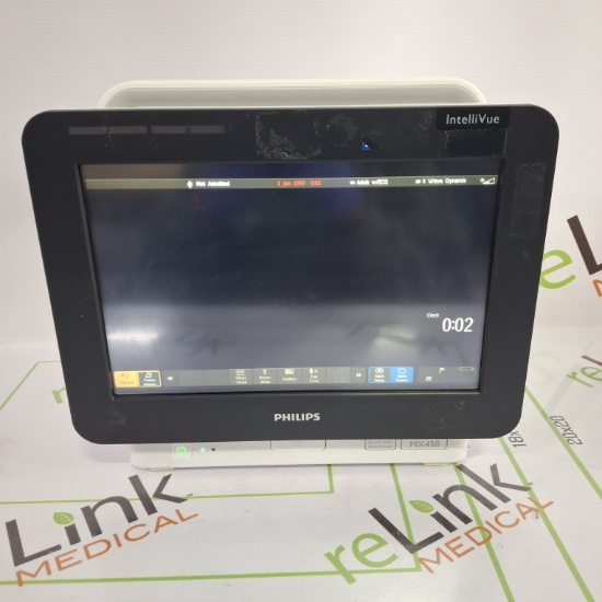 (10) Philips MX450 Portable/Bedside Patient Monitor Lot