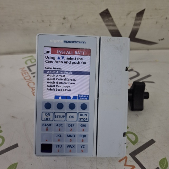 (10) Baxter Sigma Spectrum 8.00.03 w/o Battery Infusion Pump Lot