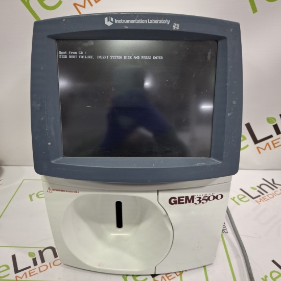 Instrumentation Laboratory Company GEM Premier 3500 Blood Gas Analyzer - 683845