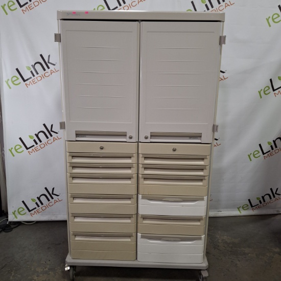 (5) Metro Medical Starsys Double Wide Cabinet Lot