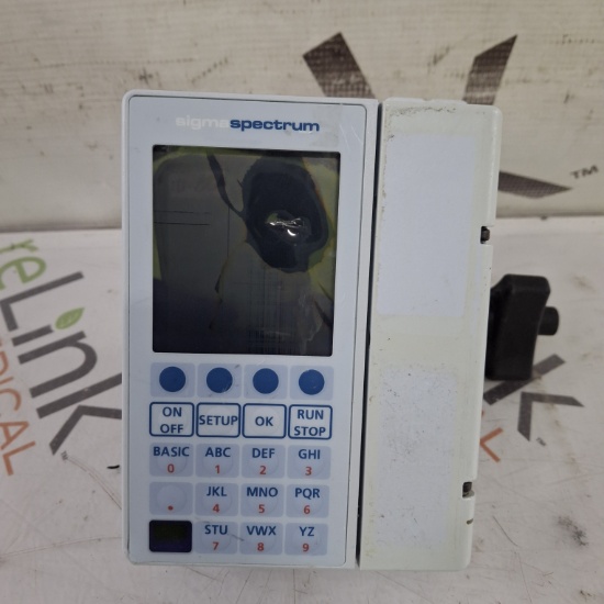 (10) Baxter Sigma Spectrum w/Non Wireless or No Battery Infusion Pump Lot
