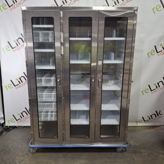 LogiQuip LogiCell Stainless Steel Triple Wide Cart - 686384