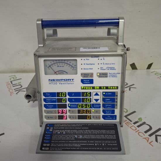 (5) Newport Medical HT50 Ventilator Lot