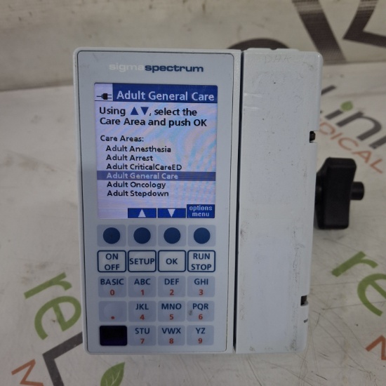 (10) Baxter Sigma Spectrum 8.00.03 w/o Battery Infusion Pump Lot