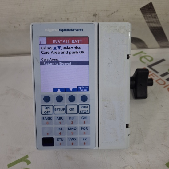 (10) Baxter Sigma Spectrum 8.00.03 w/o Battery Infusion Pump Lot