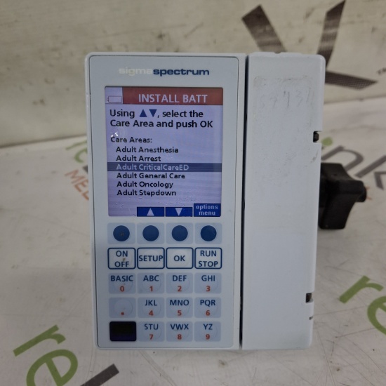 (10) Baxter Sigma Spectrum 8.00.05 w/o Battery Infusion Pump Lot