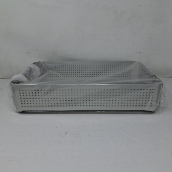Case Medical Inc MediTray BSKQ03 Mid Size Aluminum Basket 15.8"x9.6"x3" - 537439