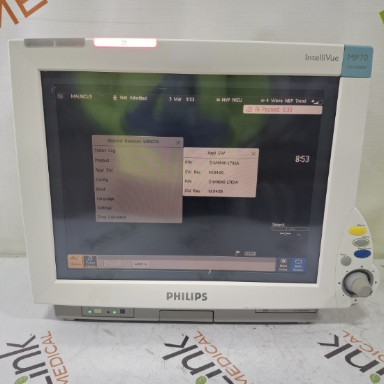 Philips IntelliVue MP70 - Neonatal Patient Monitor - 532921
