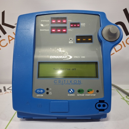 (5) GE Healthcare Dinamap Pro 100 Vital Signs Monitor Lot