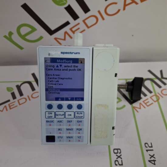(10) Baxter Sigma Spectrum 6.02.07 with B/G Battery Infusion Pump Lot
