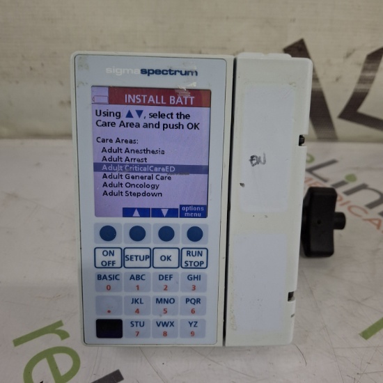 (10) Baxter Sigma Spectrum 8.00.04 w/o Battery Infusion Pump Lot