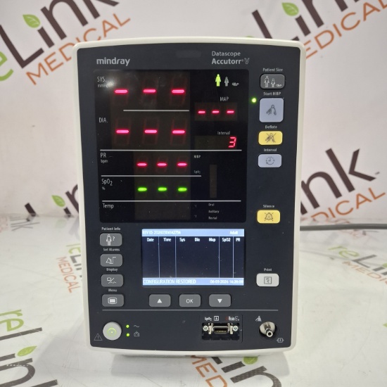 Mindray Datascope Accutorr V Vital Signs Monitor - 651996
