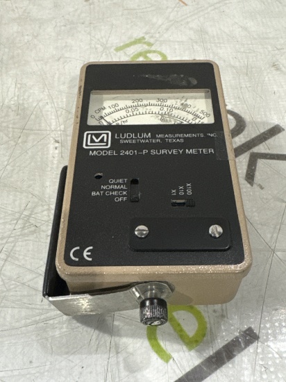 Ludlum Measurements Model 2401-P Survey Meter - 688988