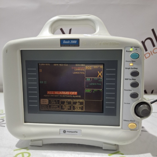 GE Healthcare Dash 2000 Patient Monitor - 689449