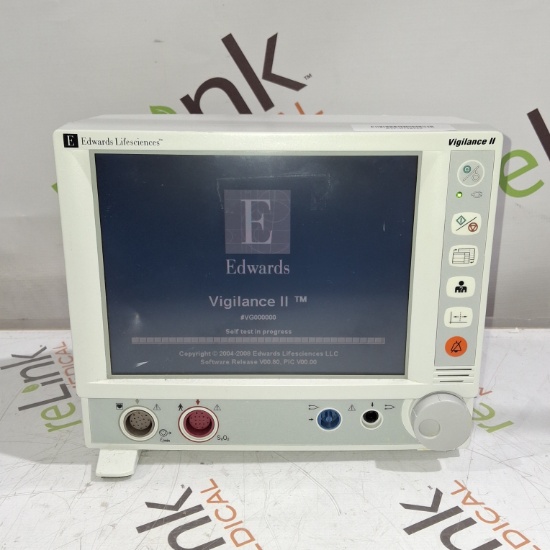 Edwards Lifesciences Vigilance II Patient Monitor - 674369