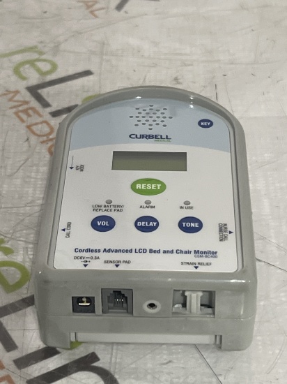 (5) Curbell Medical Products Inc CSM-BC400 Cordless Advanced LCD Bed & Chair Monitor Lot