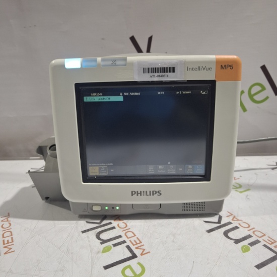 Philips IntelliVue MP5 SpO2, ECG, NIBP, IBP, Temp, CO2 Patient Monitor - 689581