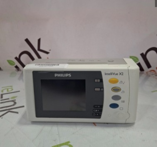 (5) Philips IntelliVue X2 Monitor - Fast SpO2 Lot