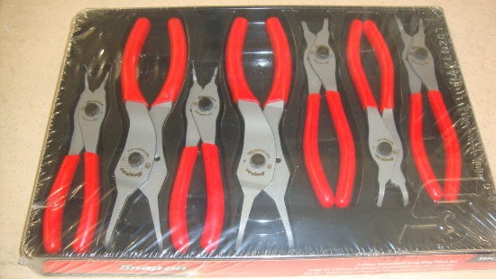 New Snap On 7pcs Convertable Snap Ring Pliers Set