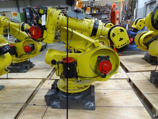 COMPLETELY REFURBISHED FANUC ROBOT R-2000iA/200F WITH R-J3iB CONTROL, TEACH & CABLES.