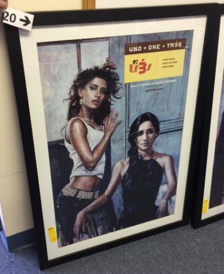 Framed Nelly Furtado & Julieta Venegas Poster 42 1/2" x 31"