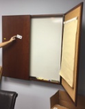 Dry Erase Board  Cabinet
