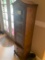 CURIO CABINET WALNUT 5 FT GLASS DOOR