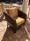 LARGE OUTDOOR WICKER ARM CHAIR